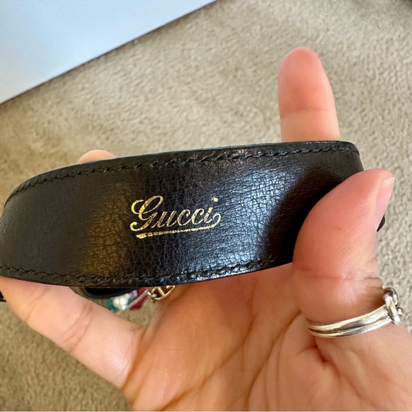 Gucci Positano Scarf GG Monogram Hobo Black Bag - Picture 6 of 13